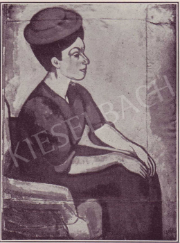  Czóbel Béla - Női portré, 1907 