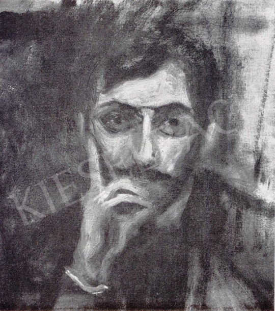  Kernstok, Károly - Portrait of Géza Goda, 1908 painting