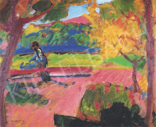  Márffy, Ödön - Harvest / In the Park / Spring, c. 1910 painting