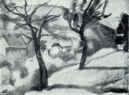  Márffy, Ödön - Landscape, 1909 painting