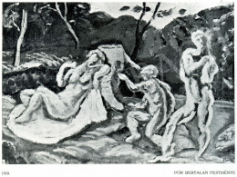  Pór Bertalan - Vázlat a Vágyódás tiszta szerelemre című kopozícióhoz, 1910 