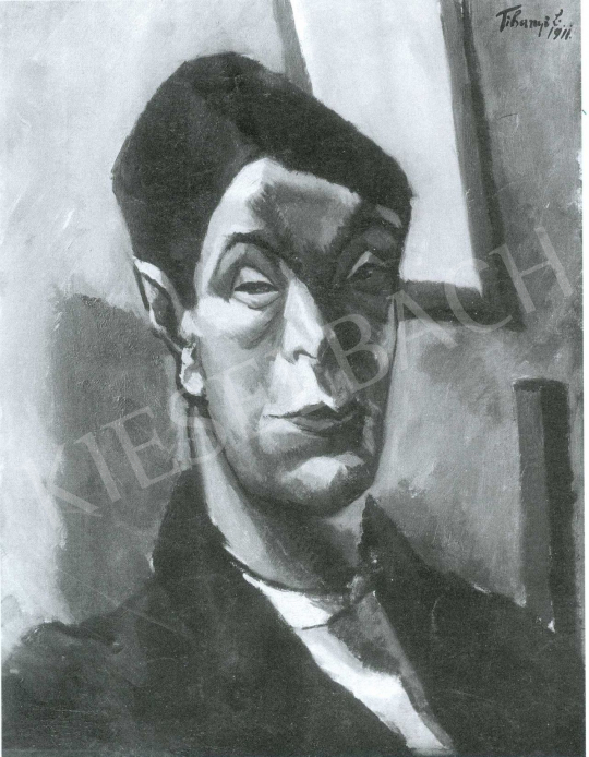 Tihanyi, Lajos, - Self-Portrait, 1911 painting