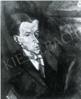 Tihanyi, Lajos, - Portrait of Tibor Szamuely, 1913 