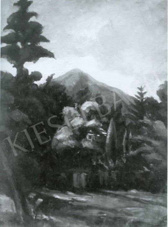 Tihanyi Lajos - Tájkép, 1909 festménye