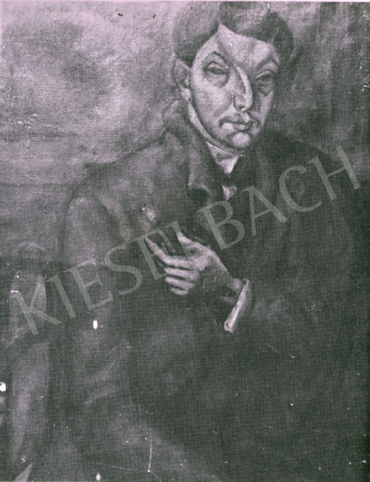 Tihanyi Lajos - Önarckép, 1911 körül festménye