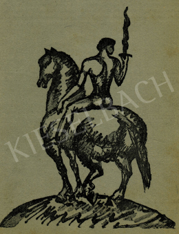  Kernstok, Károly - Rider with a Sword, before 1911 