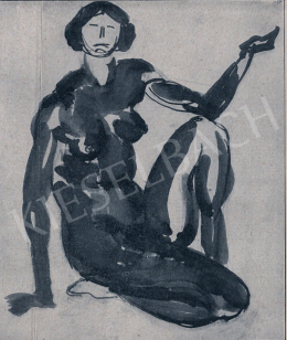 Fémes Beck Vilmos - Női akt, 1912 