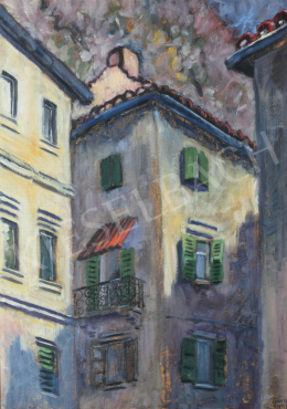  Lukács, Ágnes - Houses in Kotor, 1988 