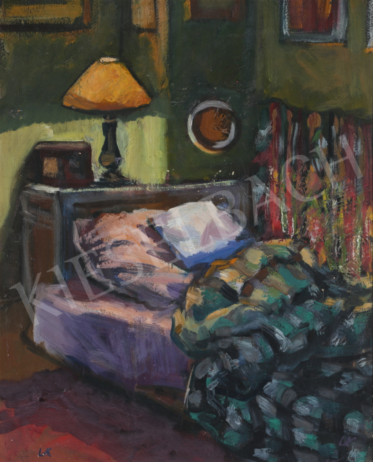Eladó  Lukács Ágnes - Hálószobám sarka, 1966 festménye