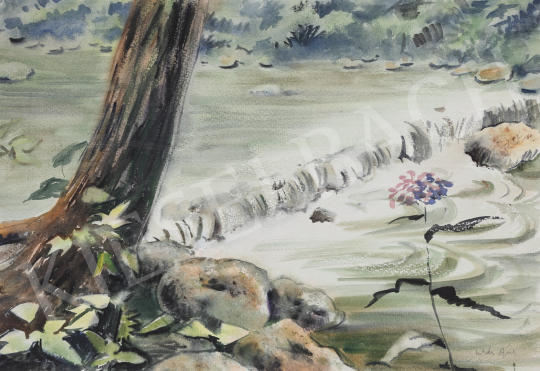 For sale  Lukács, Ágnes - Mountain Creek, 1987 's painting