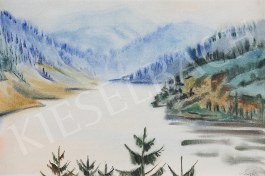 For sale  Lukács, Ágnes - Bicaz Reservoir, 1988 's painting