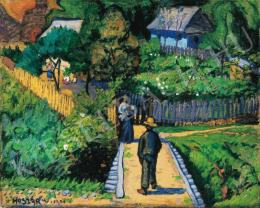 Huszár, Vilmos - In a Garden, 1906. 