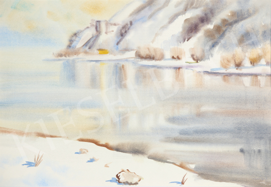 For sale  Lukács, Ágnes - Danube in the Winter, 1981 's painting