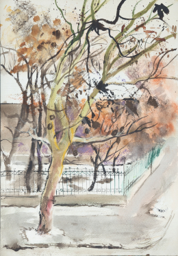  Lukács, Ágnes - Trees in January, 1986 