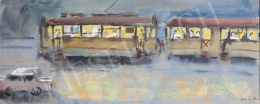  Lukács, Ágnes - Evening Trolley, 1968 