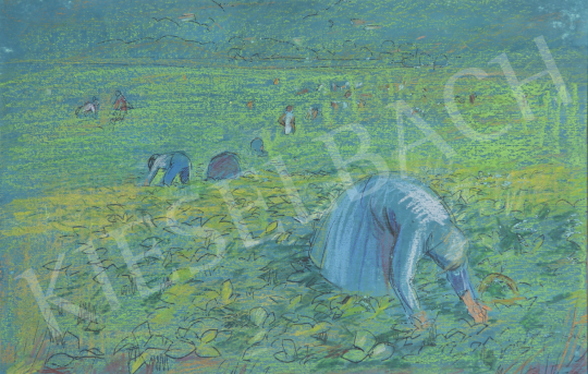 For sale  Lukács, Ágnes - Stawberry Pickers, 1978 's painting