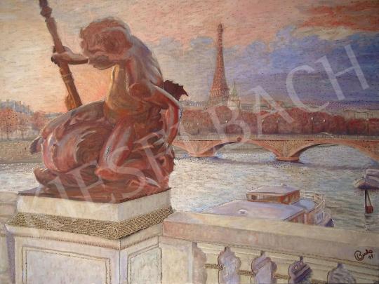  Buda, Balázs - Meeting by Pont Alexandre III..., 2014 painting