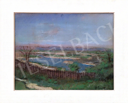  Bálint, Rezső - Landscape with a Fence 