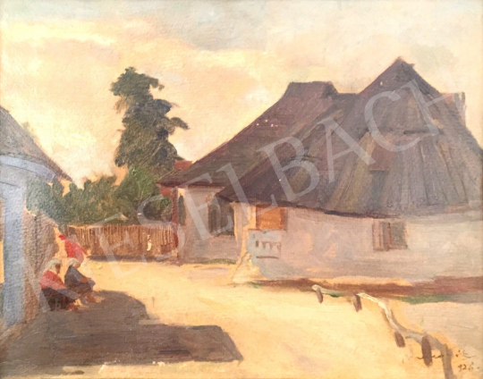 For sale  Macalik, Alfréd - Part of Hátszeg, 1928 's painting