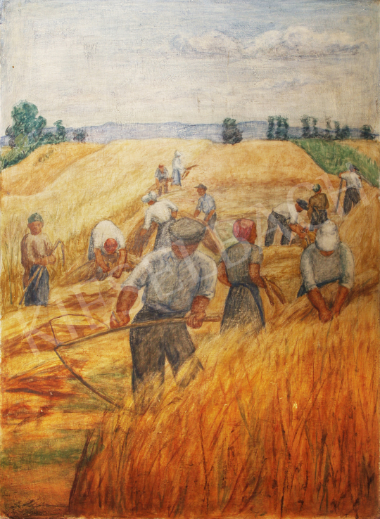  Lám, Ilona (Lám Ilus, Sz. Lám Ilona) - Harvest painting