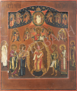  Orosz ikonfestő, 19. század - Orosz ikon, 19. század 