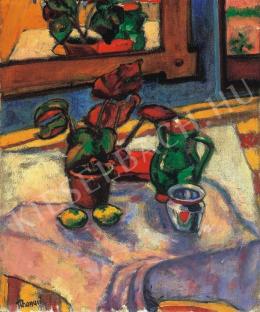 Tihanyi, Lajos, - Still-Life with Potted Plant, 1909. 