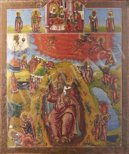  Unknown Ikonpainter, 19th Century - Elijah Prophet, Ikon, 19th Century painting