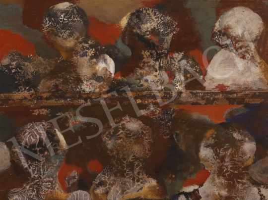 For sale Scholz, Erik - Six Heads, 1972 's painting
