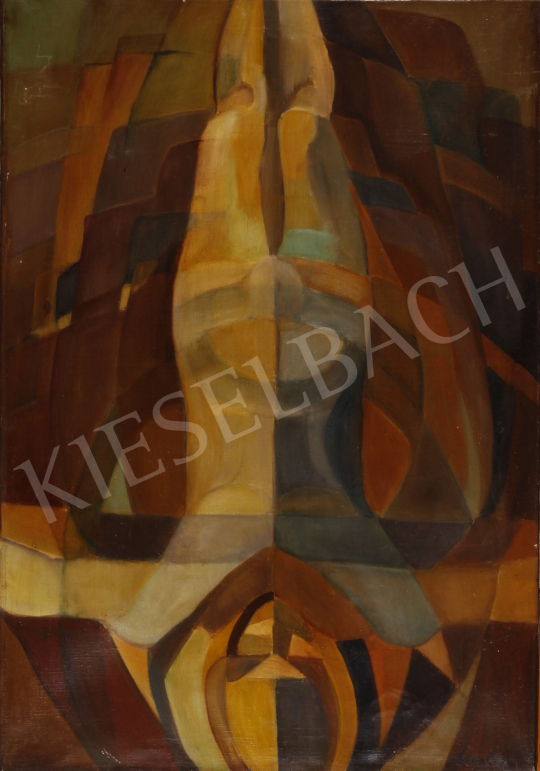  Dombay, Lelly (Dombay Lelli, Dornis Istvánné) - Humanité Aujourd, 1978 painting