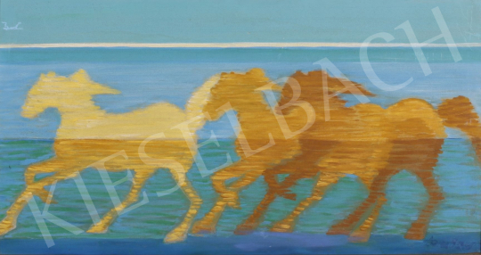  Dombay, Lelly (Dombay Lelli, Dornis Istvánné) - Running Stud painting