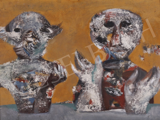 For sale Scholz, Erik - Two Creatures, 1969 's painting