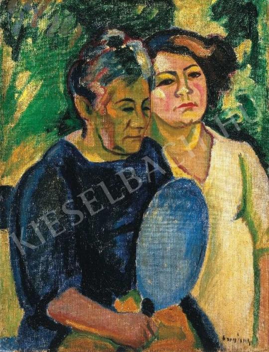  Czigány Dezső - Két nő arcképe, 1909 festménye