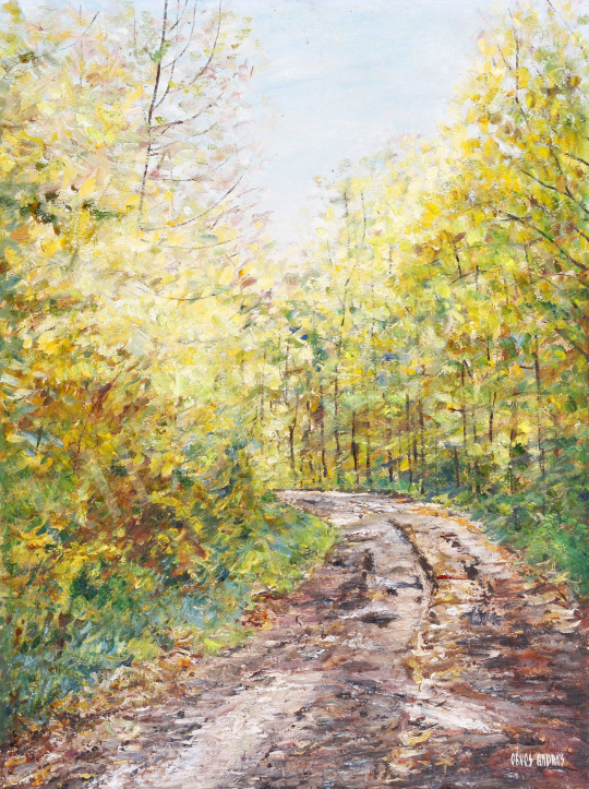 Eladó Orvos András - Őszi erdő festménye