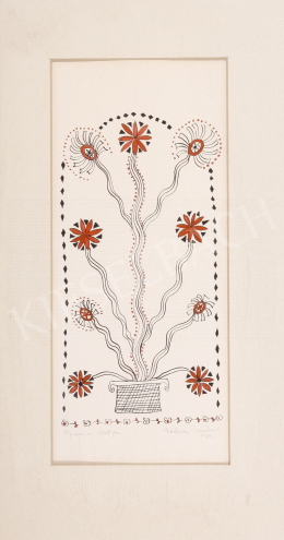  Szekeres, Erzsébet - Tree of Life with Poppies, 1989 