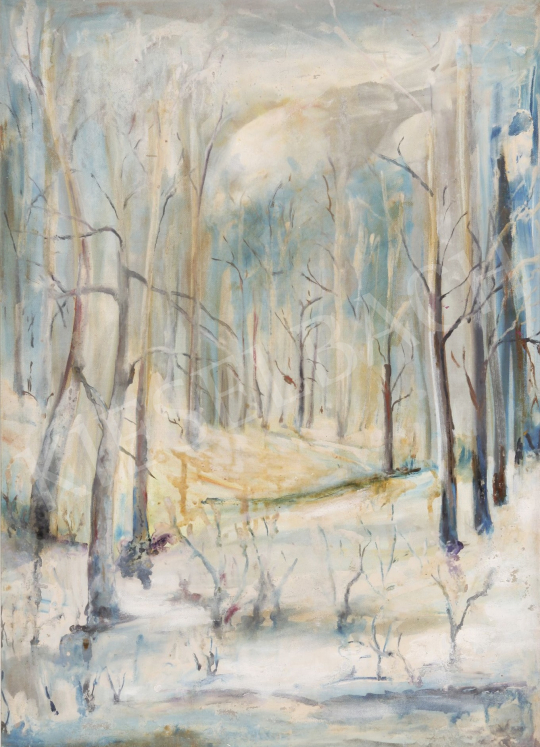  Toman Gyula - Wintry Börzsöny painting