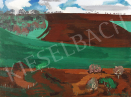  Batári, László - Fields in Sáregres, 1973 