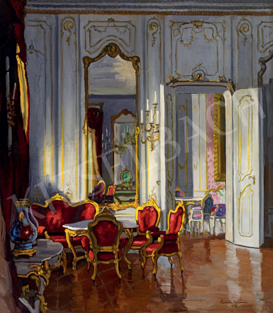 Pádua, Kálmán - The Tea-Room in Buda Castle, 1932 | 55th Spring Auction auction / 7 Lot