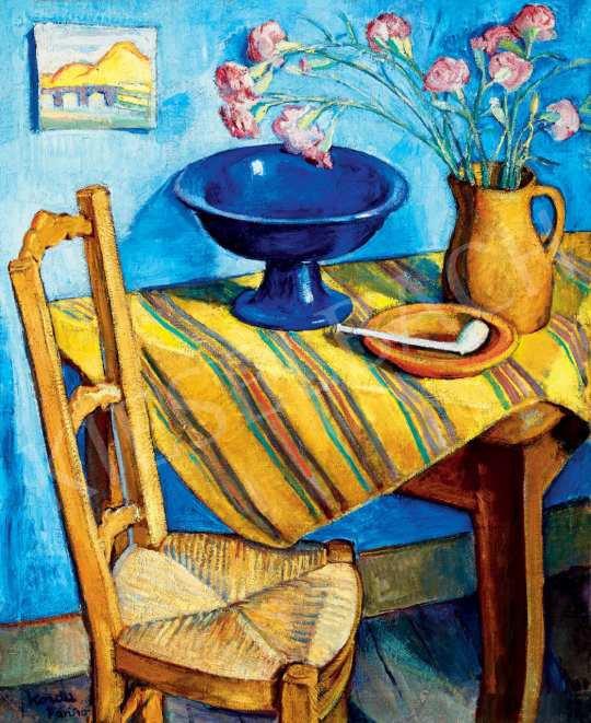 Korda Vince - Műteremsarok Van Gogh székével, 1925 | 55. Tavaszi Aukció aukció / 70 tétel