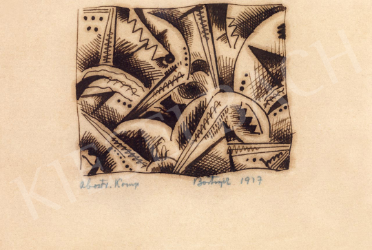  Bortnyik, Sándor - Abstract Composition, 1917 | 55th Spring Auction auction / 88 Lot