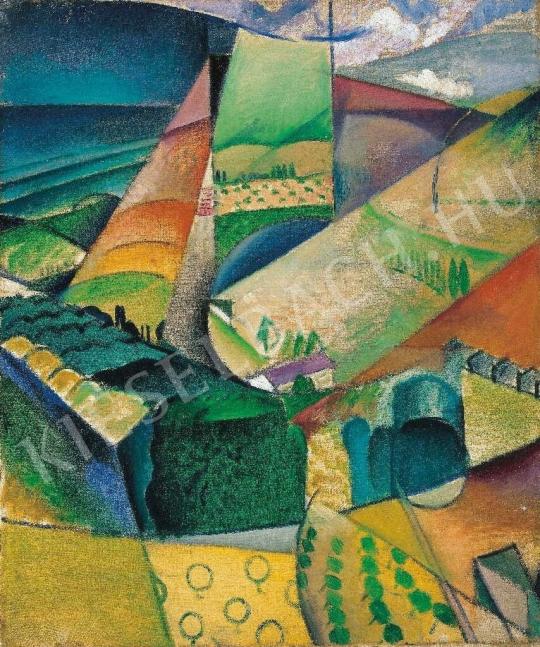  Szobotka, Imre - Plough-Lands, 1913-1914. painting