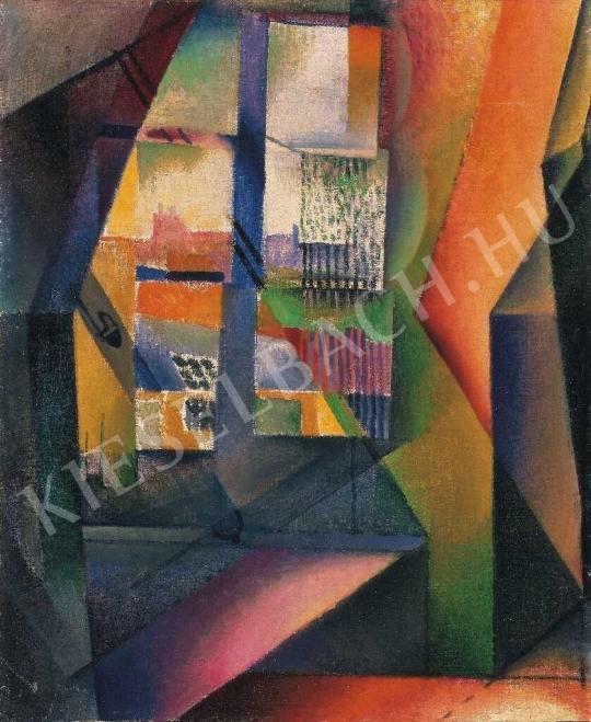  Szobotka, Imre - View from the Window, 1913-1914. painting