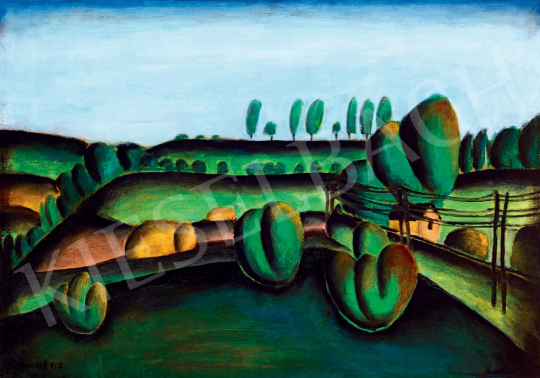 Bohacsek, Ede - Rákosliget Landscape, 1912 | 55th Spring Auction auction / 117 Lot