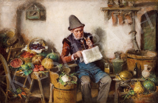 Kern, Hermann - Man Reading, 1903 | 55th Spring Auction auction / 132 Lot