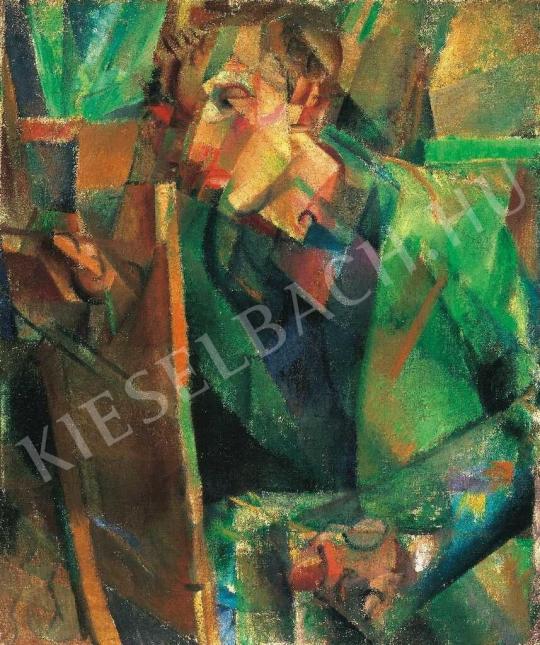  Szobotka, Imre - The Portrait of the Painter, Ervin Bossányi, 1912-1913. painting