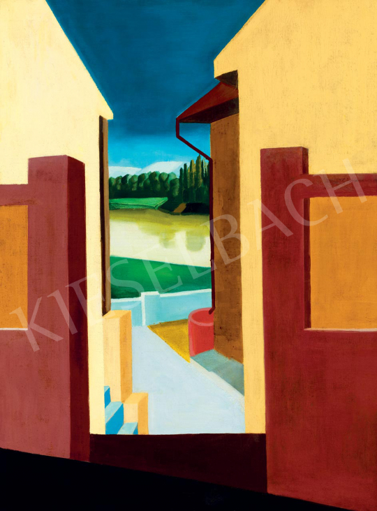 Freytag, Zoltán - View between the Houses, c. 1930 | 55th Spring Auction auction / 137 Lot