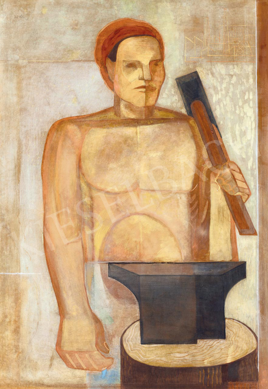 Dési Huber István - Vasmunkás, 1932 | 55. Tavaszi Aukció aukció / 144 tétel