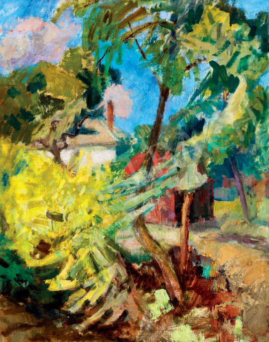 Berény Róbert - Kilátás a kertre | 55. Tavaszi Aukció aukció / 179 tétel