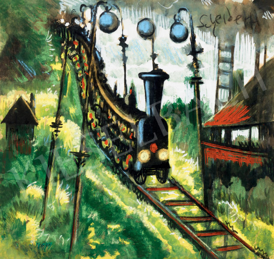  Scheiber, Hugó - Train, 1930's | 55th Spring Auction auction / 187 Lot