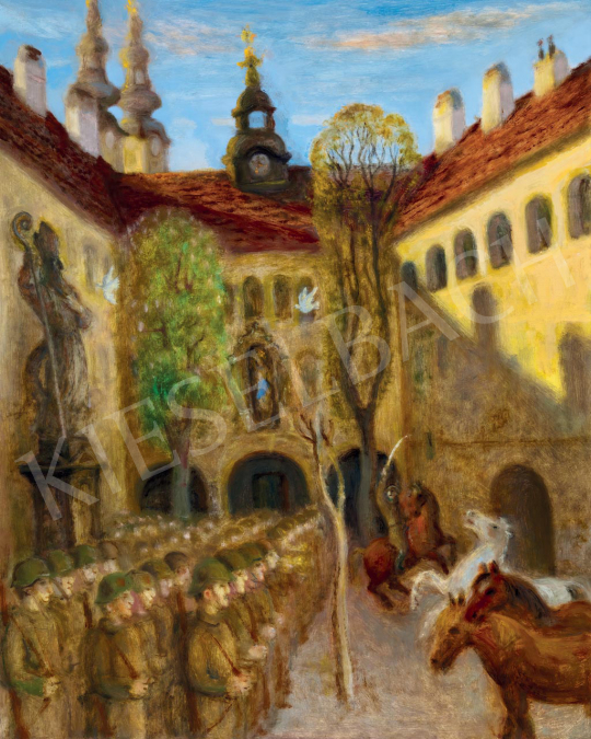  Szabó, Vladimir - Afternoon Lights on the Courtyard | 55th Spring Auction auction / 220 Lot