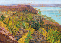  Sass Brunner, Erzsébet (Sass Brunner Ferencné - Hill-Side with Vine-Yard 